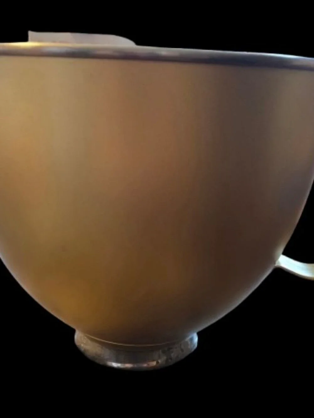 Pre-owned GREAT Condition KitchenAid 5qt Tilt Head Gold Mixing Bowl